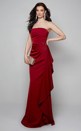 4 of 7 Alyce 27569 Dress Claret