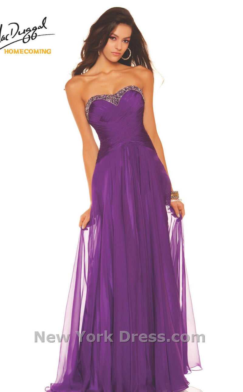 Mac Duggal 6184N Purple