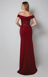 3 of 3 Alyce 27571 Dress Burgundy