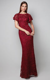 2 of 3 Alyce 27573 Dress Wine