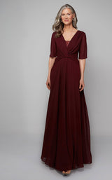 1 of 4 Alyce 27574 Dress Black-Cherry