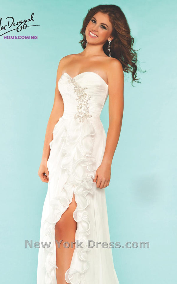 Mac Duggal 6226N White