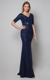 3 of 4 Alyce 27587 Dress Navy