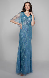 3 of 5 Alyce 27599 Dress Niagara-Blue
