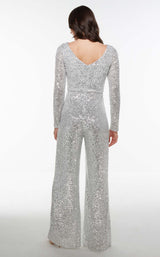 3 of 3 Alyce 27606 Jumpsuit Silver