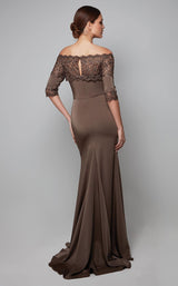3 of 3 Alyce 27617 Dress Taupe
