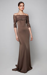 2 of 3 Alyce 27617 Dress Taupe