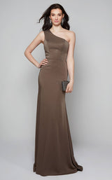 2 of 4 Alyce 27618 Dress Taupe
