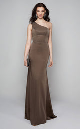 1 of 4 Alyce 27618 Dress Taupe