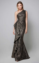 2 of 5 Alyce 27620 Dress Gold-Black