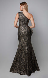 5 of 5 Alyce 27620 Dress Gold-Black