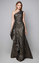 1 of 5 Alyce 27620 Dress Gold-Black