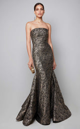 2 of 3 Alyce 27621 Dress Gold-Black