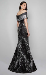 7 of 7 Alyce 27622 Dress Black-Silver