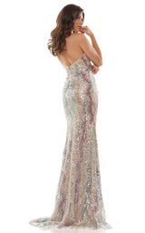 2 of 4 Colors Dress 2772 Dress Purple-gold