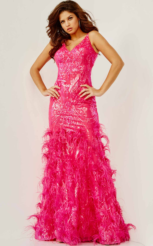 Jovani 07808 Fuchsia