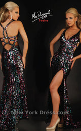 1 of 2 Mac Duggal 3393T Black Multi