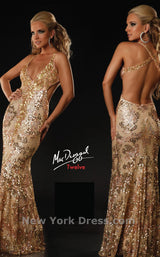 2 of 2 Mac Duggal 3418T Champagne