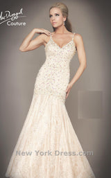 2 of 2 Mac Duggal 78541D Ivory/Nude