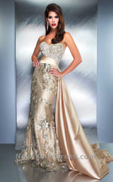 1 of 2 Mac Duggal 78576D Light Gold