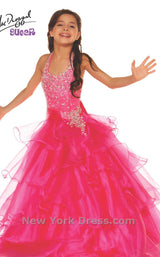 1 of 2 Mac Duggal 81121S Hot Pink