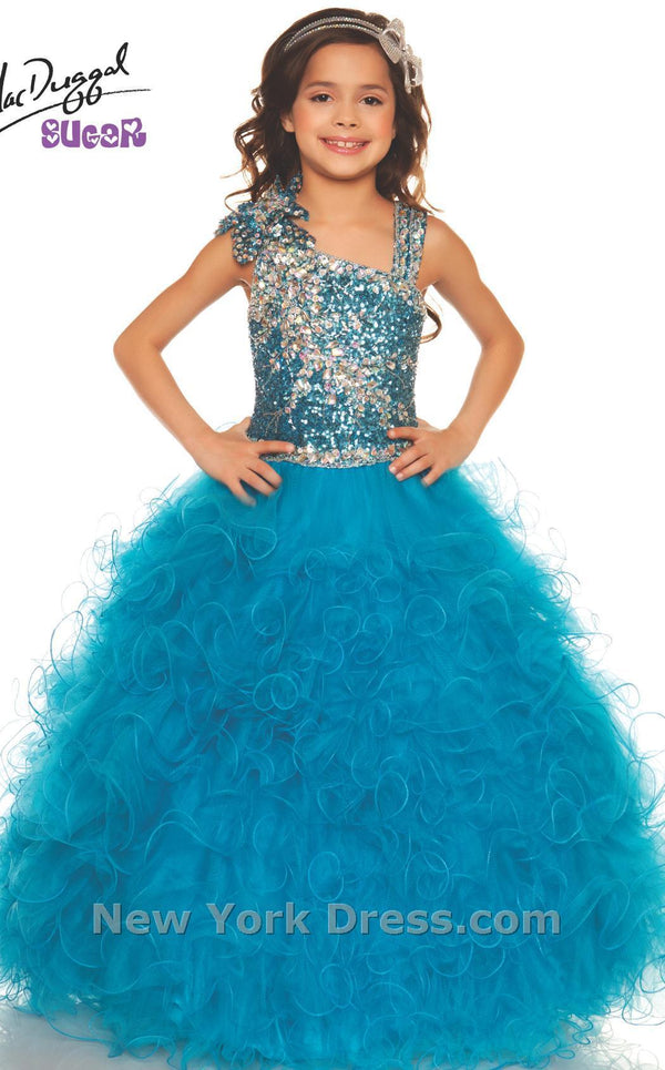 Mac Duggal 81685S Electric Blue