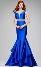 1 of 4 Jovani 28124bg Dress Royal