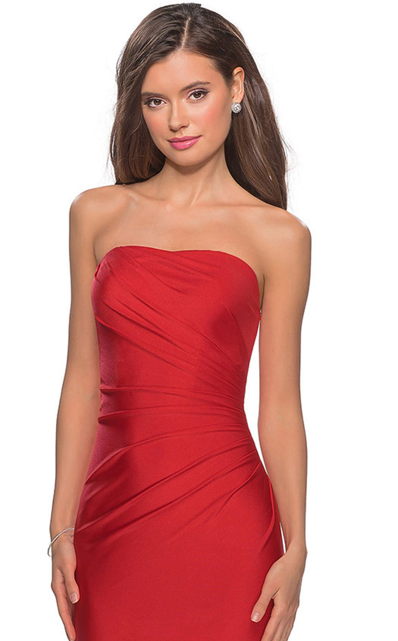 La Femme 28269 Dress Red