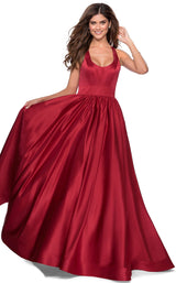 7 of 16 La Femme 28281 Deep Red