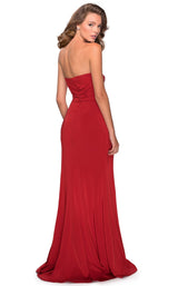 2 of 4 La Femme 28334 Dress Red
