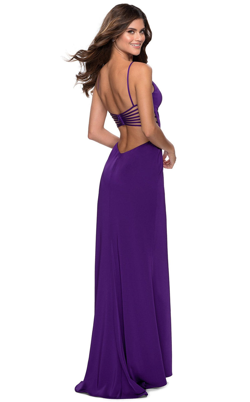 La Femme 28461 Dress Royal-Purple