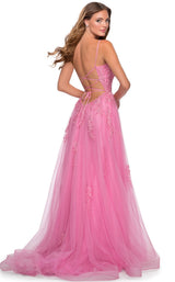 6 of 12 La Femme 28470 Dress Millennial-Pink