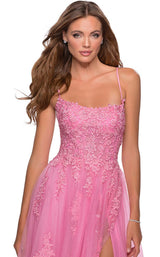 7 of 12 La Femme 28470 Dress Millennial-Pink