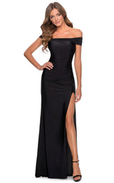 La Femme 28506 Dress Black
