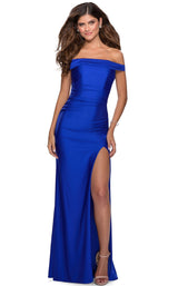 La Femme 28506 Dress Royal-Blue