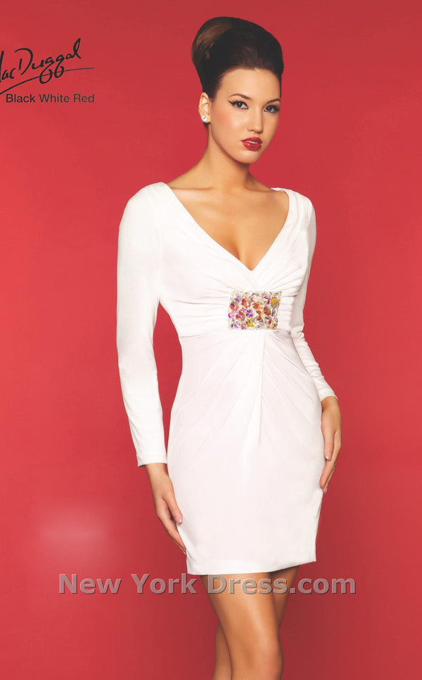 Mac Duggal 61055R White