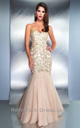 2 of 2 Mac Duggal 1149D Champagne