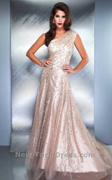 1 of 2 Mac Duggal 1176D Nude