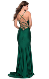 7 of 16 La Femme 28518 Dress Emerald