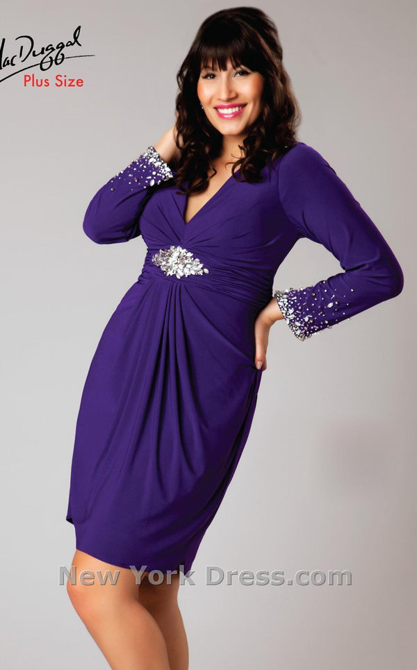 Mac Duggal 76399F Purple