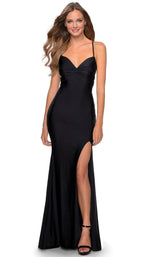 La Femme 28536 Dress Black