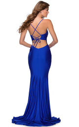 La Femme 28536 Dress Royal-Blue