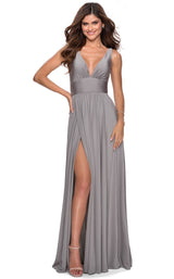 La Femme 28547 Dress Silver