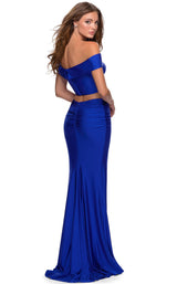 La Femme 28578 Dress Royal-Blue