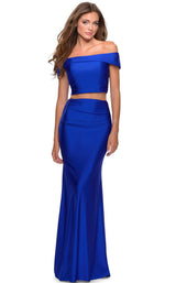 La Femme 28578 Dress Royal-Blue