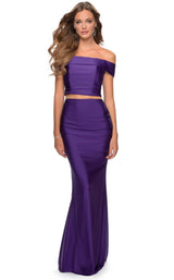 La Femme 28578 Dress Royal-Purple
