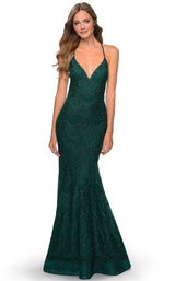 2 of 17 La Femme 28643 Dress Emerald