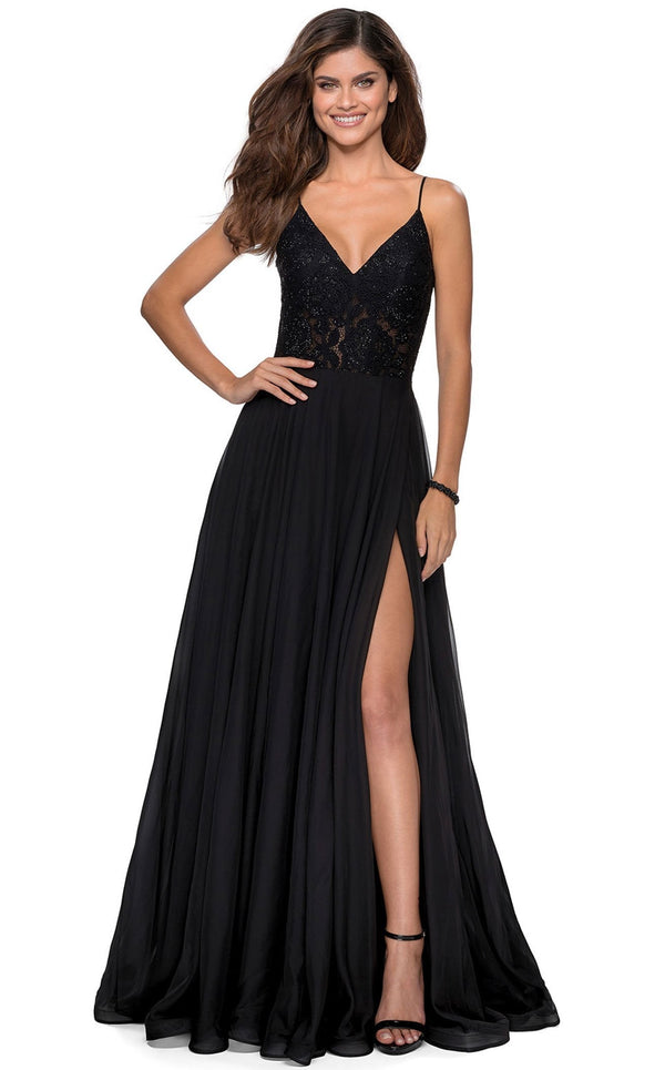 La Femme 28664 Dress Black