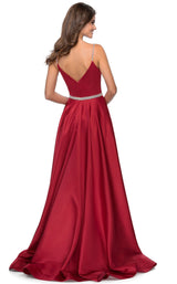 5 of 10 La Femme 28695 Dress Red