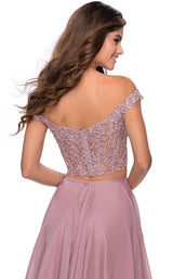 6 of 6 La Femme 28704 Dress Mauve
